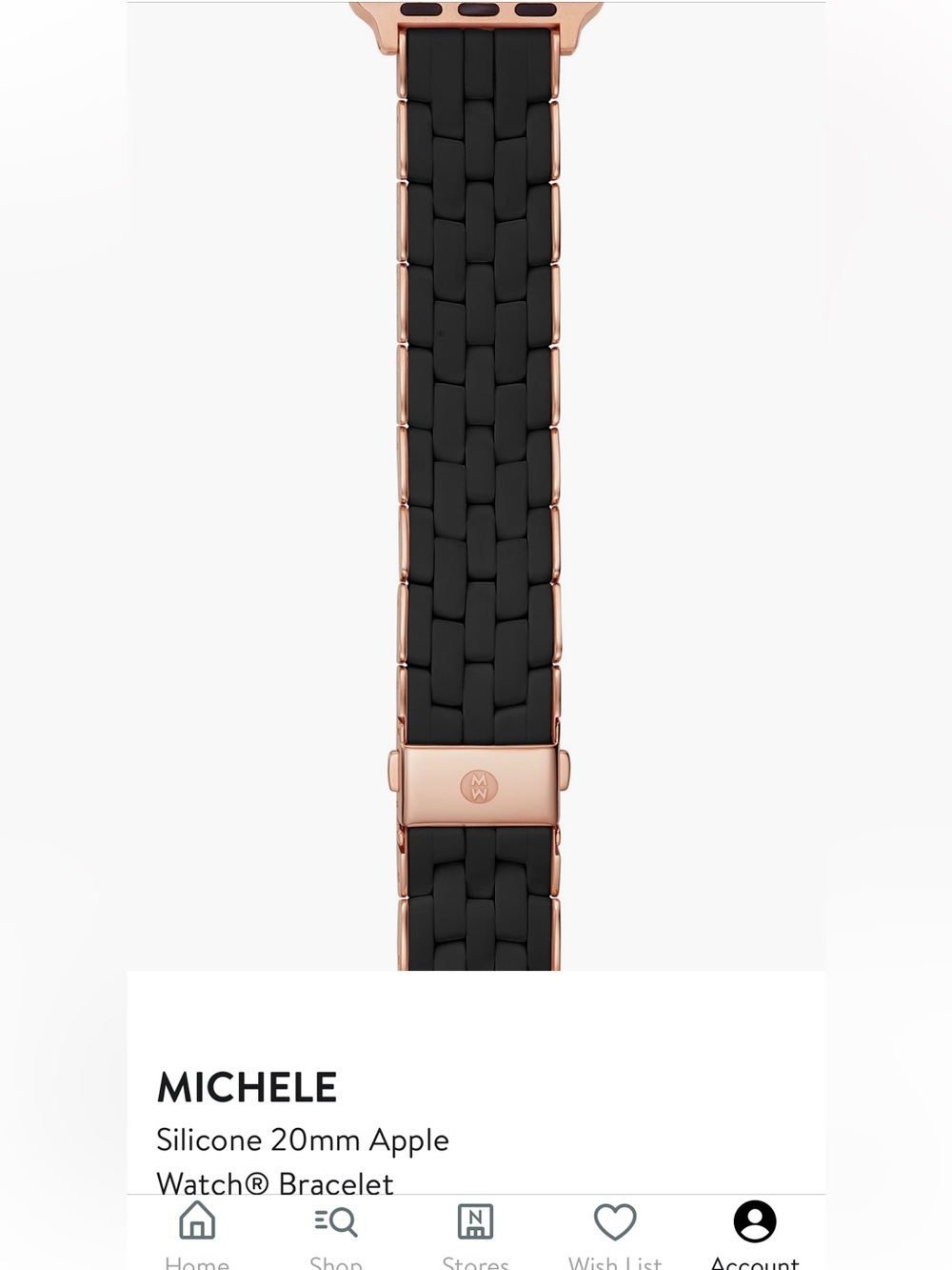 Michelle Silicone Apple Watch Band - Picture 5 of 5